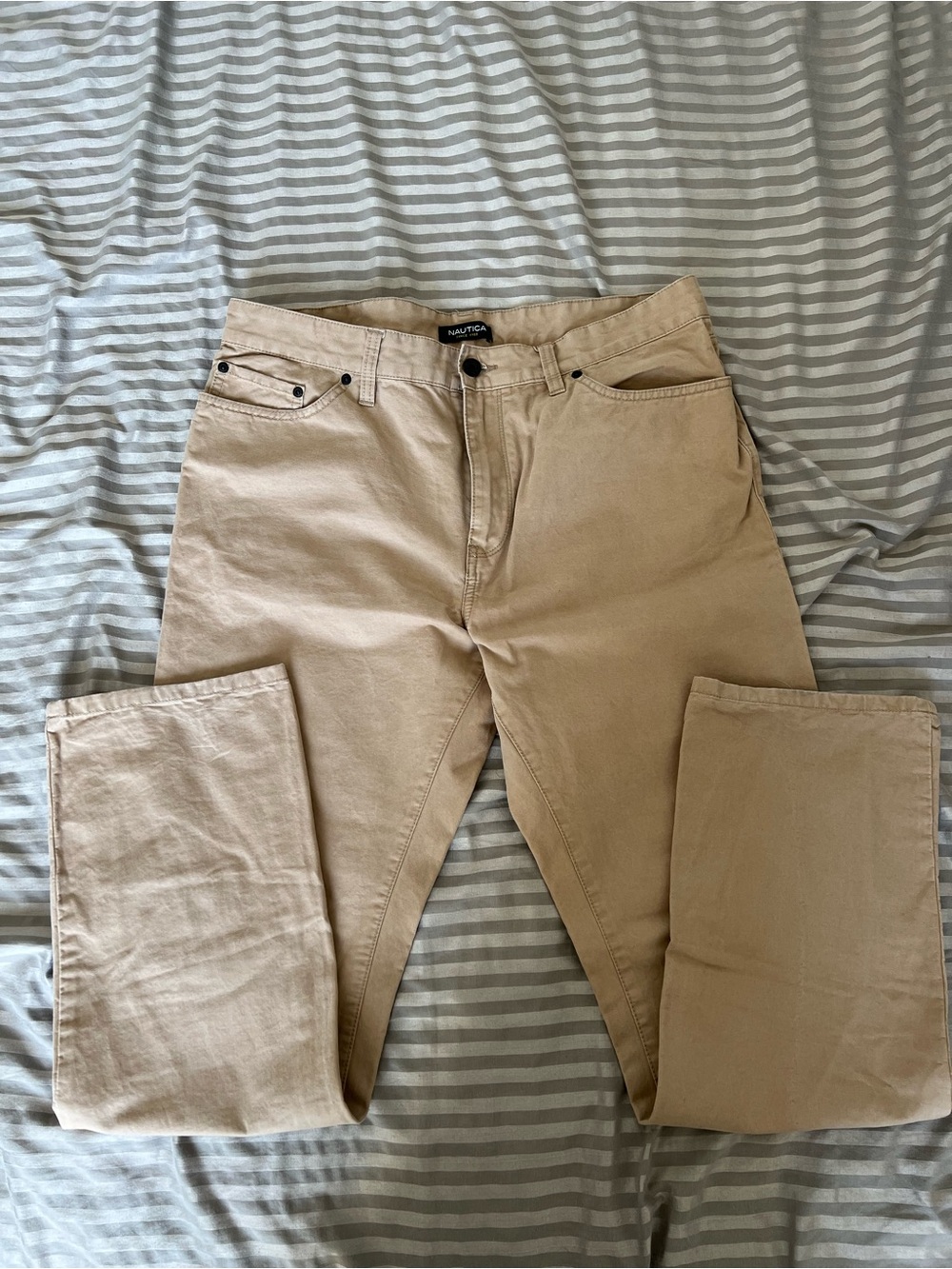 Nautica Men's Tan Chino Pants